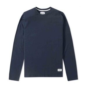 Norse Projects Dark Blue Long Sleeve Tee